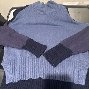 Baby Navy Blue Cropped Sweater